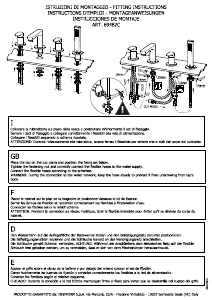 Manual de uso Newform 69482c Linfa II Grifería