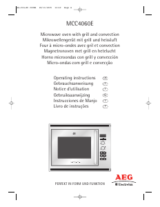 Mode d’emploi AEG-Electrolux MCC4060E-M Micro-onde