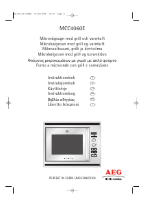 Manuale AEG-Electrolux MCC4060E-A Microonde