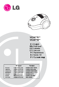 Kasutusjuhend LG VC38143N Tolmuimeja