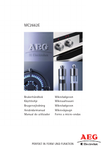 Bruksanvisning AEG-Electrolux MC2662E-B Mikrobølgeovn