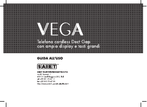 Manuale SAIET Vega Telefono senza fili