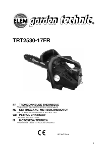 Manuale ELEM Garden Technic TRT2530-17FR Motosega
