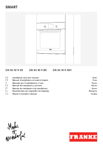 Manual Franke GN 86 M H BK Oven