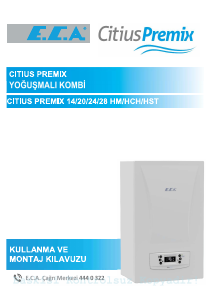 Kullanım kılavuzu ECA Citius Premix 20 HCH Kombi