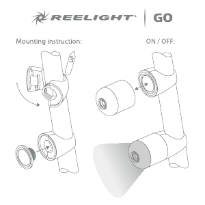 Manual Reelight GO Bicycle Light