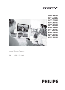 Manual Philips 32PFL5322S LCD Television