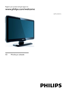 Manuál Philips 32PFL5404 LCD televize