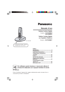 Manuale Panasonic KX-TG1070JT Telefono senza fili