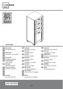 Bedienungsanleitung Livarno IAN 367048 Kommode