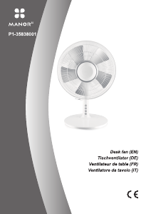 Manuale Manor P1-35838001 Ventilatore