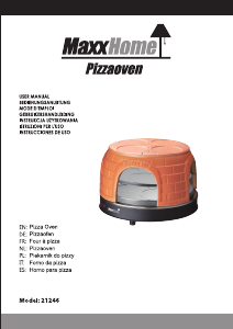 Manual de uso MaxxHome 21246 Horno para pizza