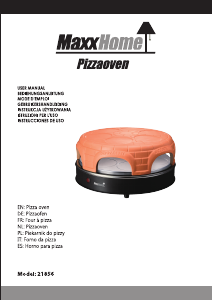 Manual de uso MaxxHome 21856 Horno para pizza