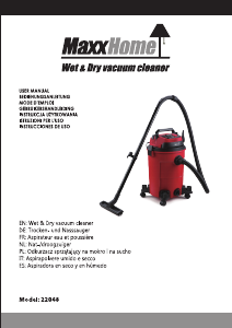 Manual MaxxHome 22048 Vacuum Cleaner