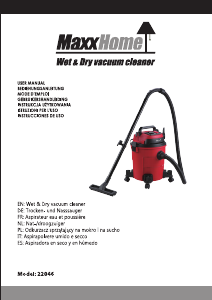 Manual MaxxHome 22046 Vacuum Cleaner