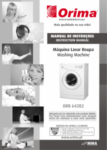 Manual Orima ORB 642B2 Washing Machine