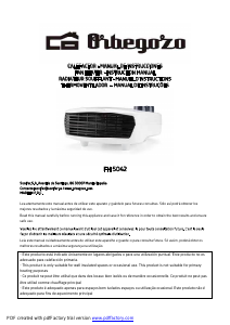 Manual Orbegozo FH 5042 Heater