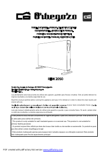Manual de uso Orbegozo REW 2050 Calefactor
