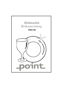 Bruksanvisning Point PD6013IN Diskmaskin