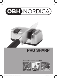 Handleiding OBH Nordica 9960 Pro Sharp Messenslijper