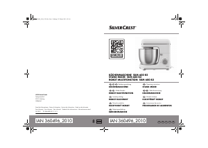 Manual SilverCrest IAN 360496 Stand Mixer