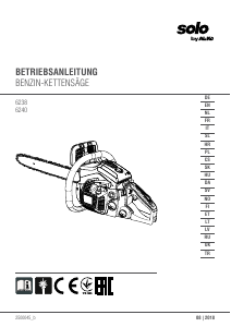 Bedienungsanleitung Solo 6238 Kettensäge