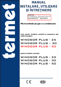 Manual Termet Windsor Plus - 50 Boiler pe gaz