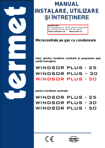 Manual Termet Windsor Plus - 25 Boiler pe gaz