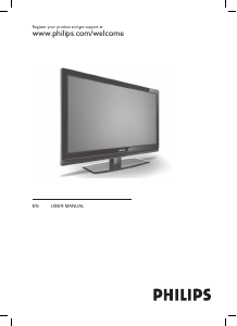 Manual Philips 32PFL7782D LCD Television