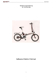 Bedienungsanleitung Monty EF-36Li Elektrofahrrad