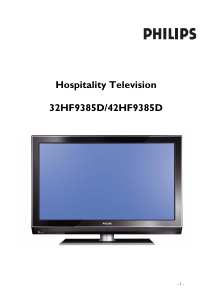 Manual Philips 42HF9385D LCD Television