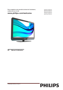 Mode d’emploi Philips 42HFL4373D Téléviseur LCD