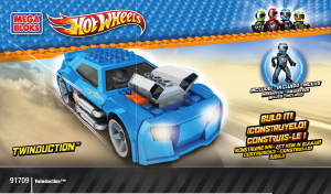 Návod Mega Bloks set 91709 Hot Wheels Twinduction