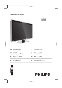 Manuale Philips 42PFL7623D LCD televisore