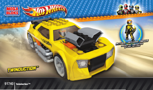 Mode d’emploi Mega Bloks set 91740 Hot Wheels Twinduction