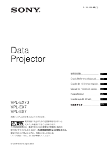 Manual de uso Sony VPL-ES7 Proyector