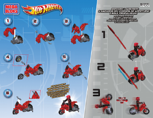 Mode d’emploi Mega Bloks set 91771 Hot Wheels Wheelie racer