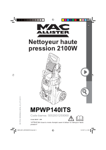 Mode d’emploi MacAllister MPWP140ITS Nettoyeur haute pression