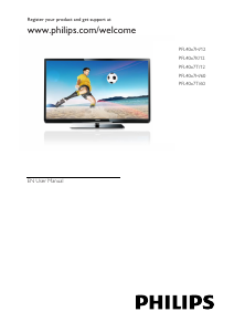 Manual Philips 32PFL4037H LED Television