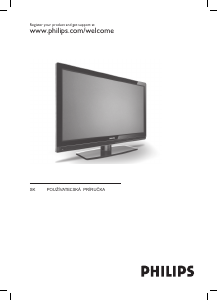 Návod Philips 42PFL7772D LCD televízor