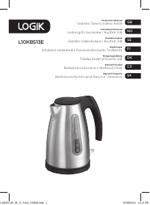 Manual Logik L10KBS13E Kettle