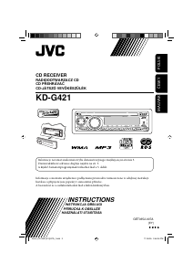 Manuál JVC KD-G421 Autorádio