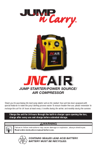 Bruksanvisning Jump-N-Carry JNC Air Hjälpstart