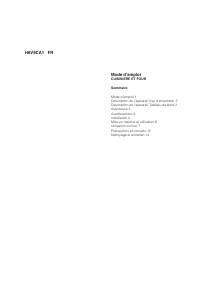 Mode d’emploi Hotpoint-Ariston H6V9CA1 (W) FR Cuisinière
