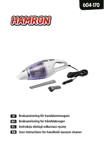 Manual Hamron 604-170 Handheld Vacuum