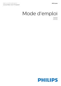 Mode d’emploi Philips 32PFS5823 Téléviseur LED