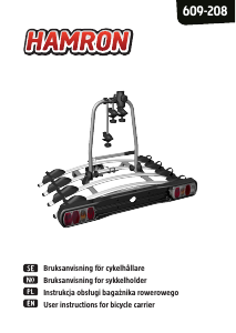 Instrukcja Hamron 609-208 Bagażnik rowerowy