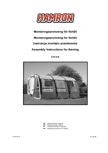 Handleiding Hamron 619-416 Voortent