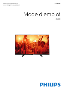 Mode d’emploi Philips 32PHK4201 Téléviseur LED