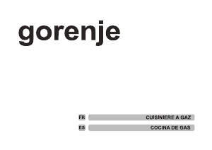 Mode d’emploi Gorenje GM135AW Cuisinière